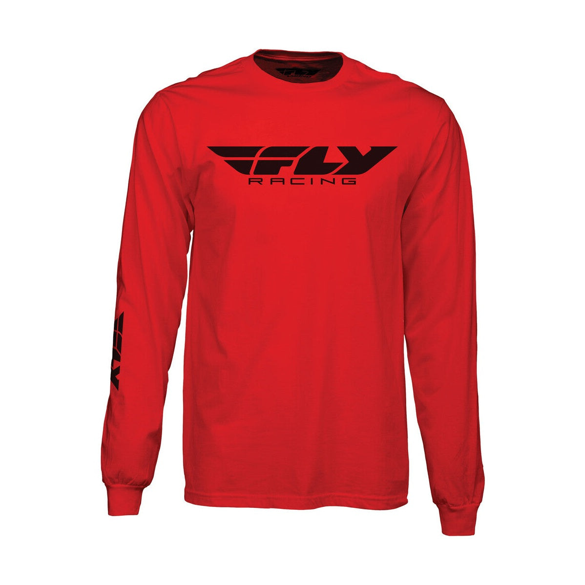 352-4148 Fly Racing Corporate L/S; Red