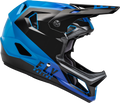 Fly Racing Rayce Helmet 73-3600M [Black/Blue - Youth Medium]
