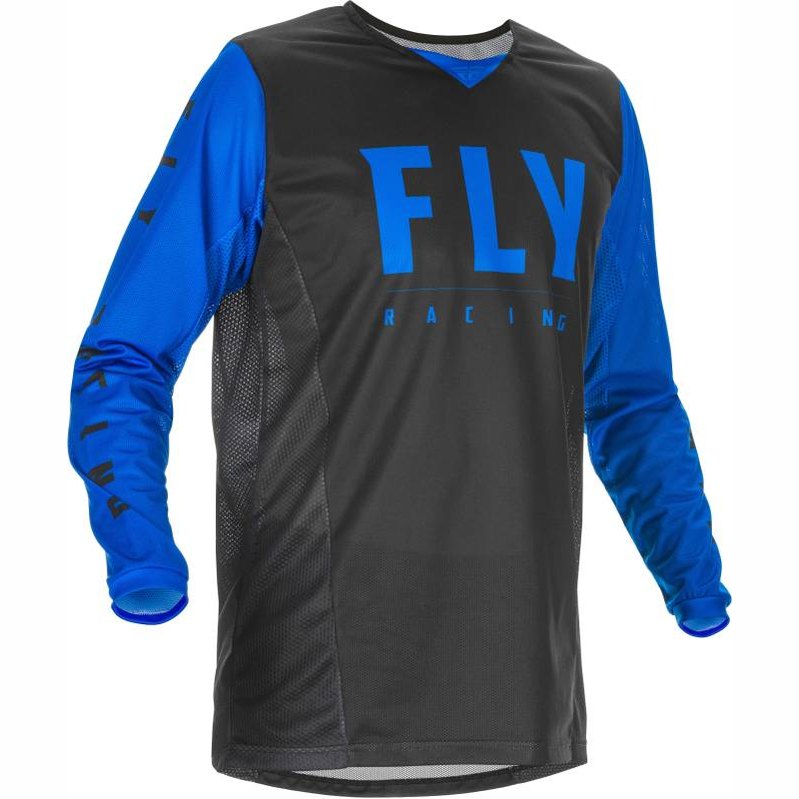 374-310 - FLY RACING KINETIC MESH JERSEY - BLACK/BLUE
