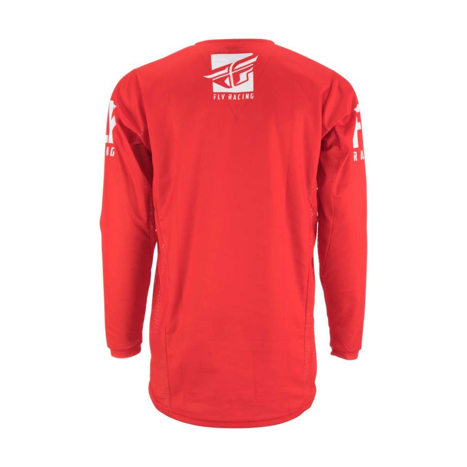 372-422 - FLY RACING KINETIC SHIELD JERSEY - RED/WHITE