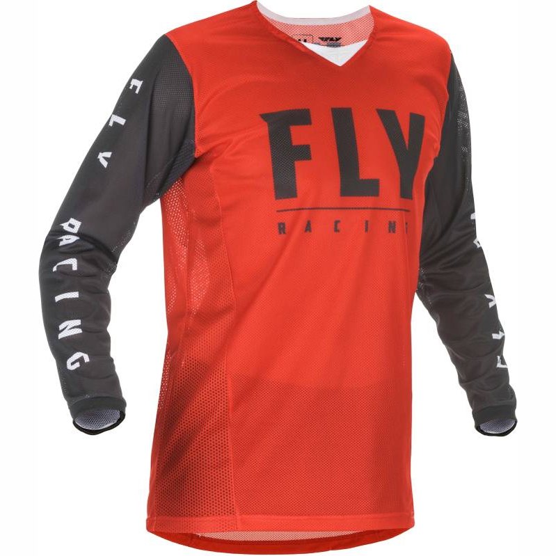 374-312 - FLY RACING KINETIC MESH JERSEY - RED/BLACK