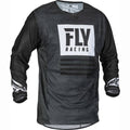 373-310 - FLY RACING KINETIC MESH NOIZ JERSEY - BLACK/WHITE