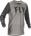 374-316 - FLY RACING KINETIC MESH JERSEY - LIGHT GREY/DARK GREY
