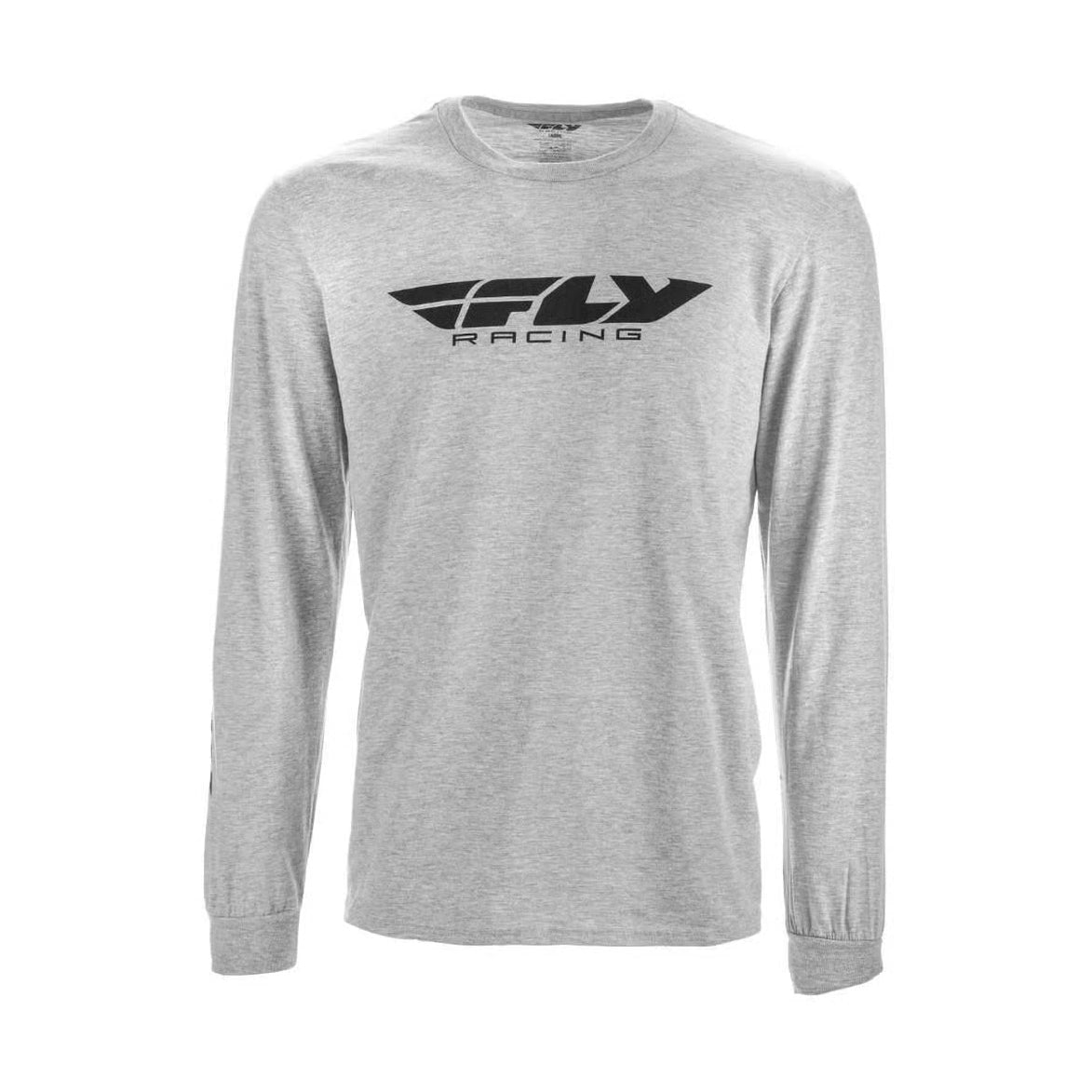 Fly Racing Corporate L/s Tee Grey