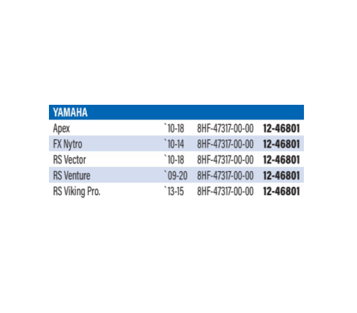 12-46801 Yamaha IDLER WHEEL CAP (SM-04430)
