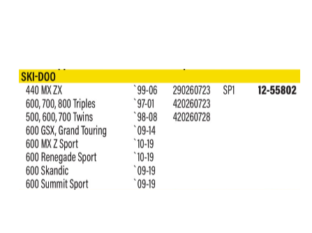 12-55802 SP1 EXHAUST BELLOW