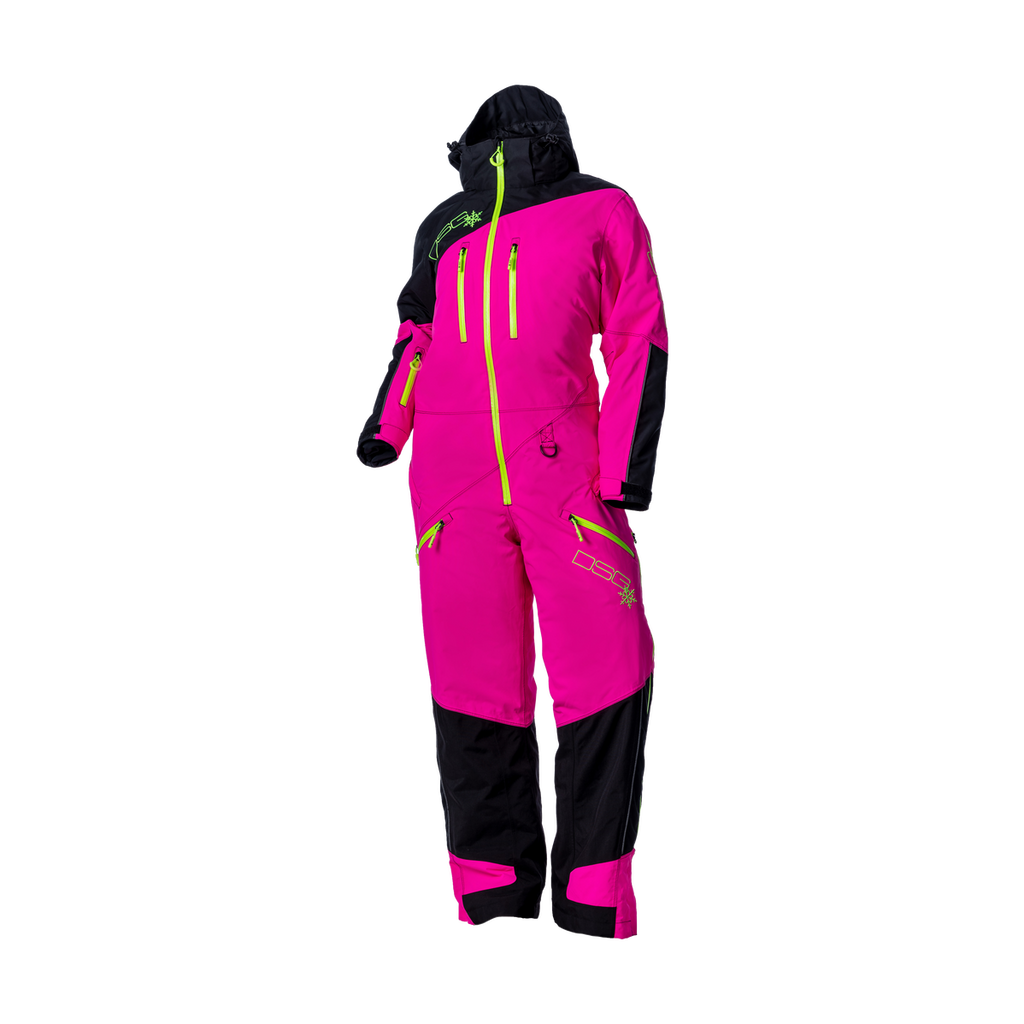 462-52251 - DSG Outerwear DSG Drop Seat Monosuit 2.0 - Hot Pink/Black
