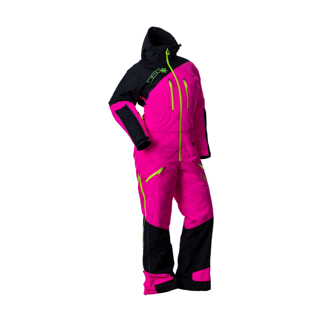 462-52251 - DSG Outerwear DSG Drop Seat Monosuit 2.0 - Hot Pink/Black