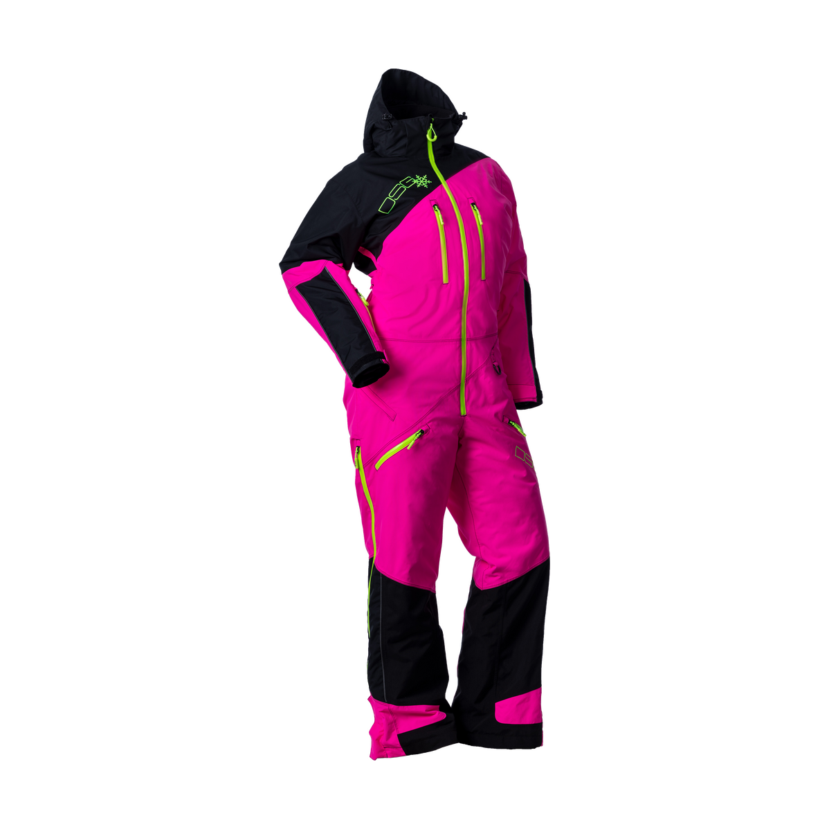 462-52251 - DSG Outerwear DSG Drop Seat Monosuit 2.0 - Hot Pink/Black