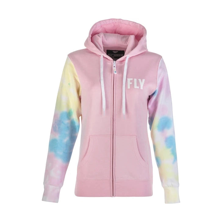 Women's Fly Racing Tie-Die Zip Hoodie