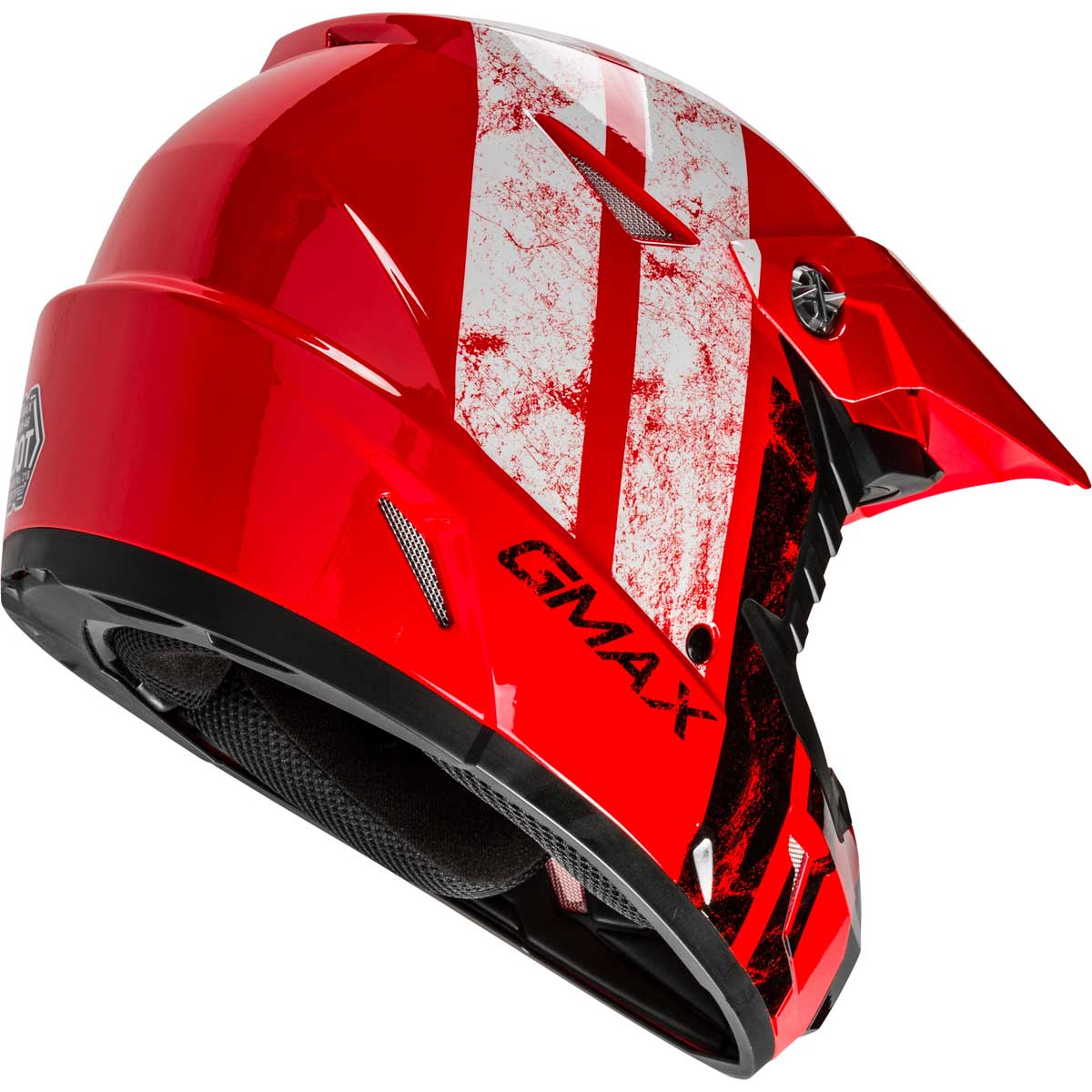 GMAX MX46 Dominant Helmet 72-6612 - Red Youth Large
