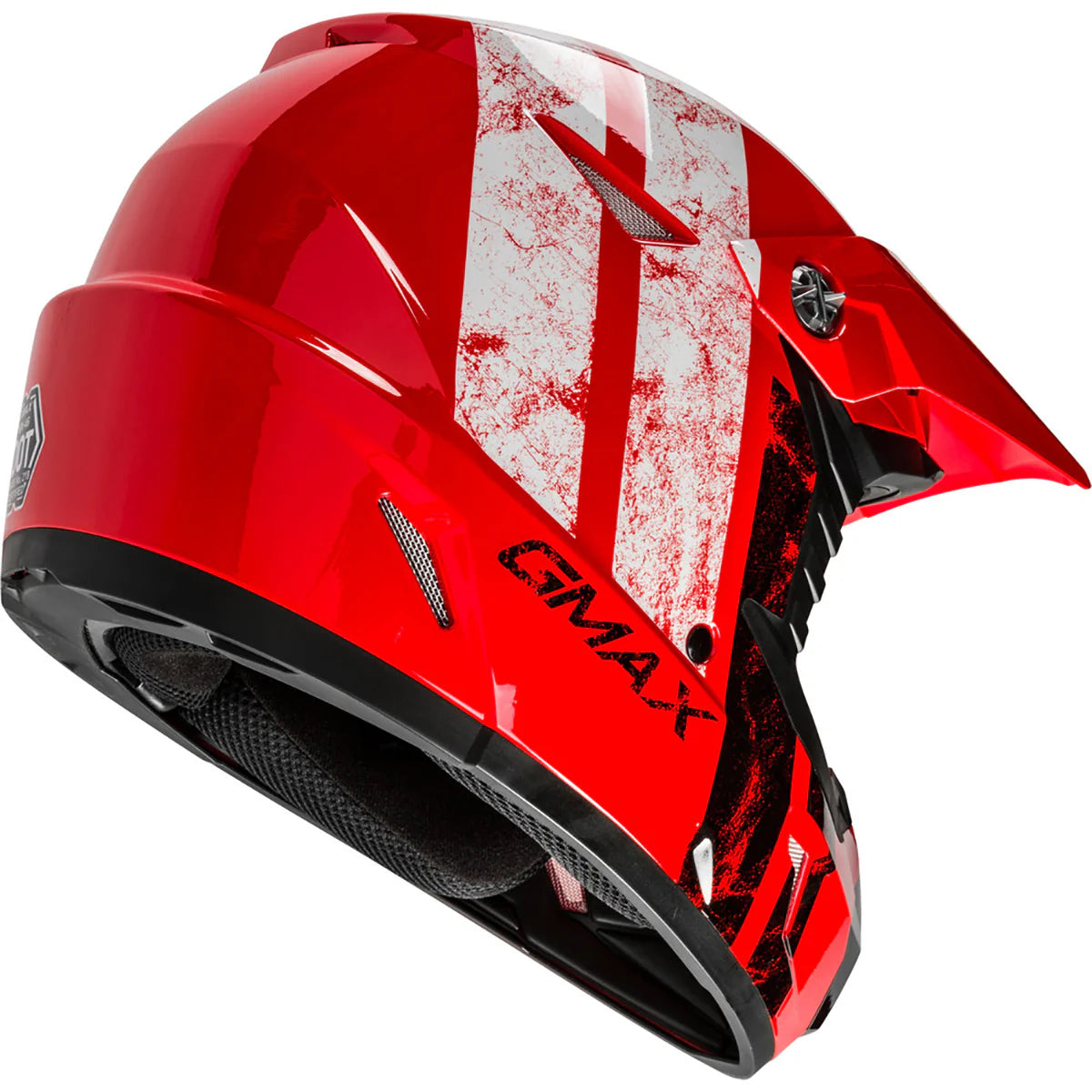 GMAX MX46 Dominant Helmet 72-6612 - Red Youth Large