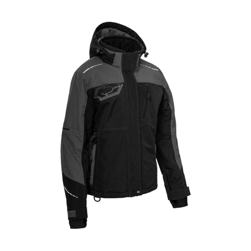 CASTLE X - Phase Women's Snowmobile Jacket - Black/Charcoal
