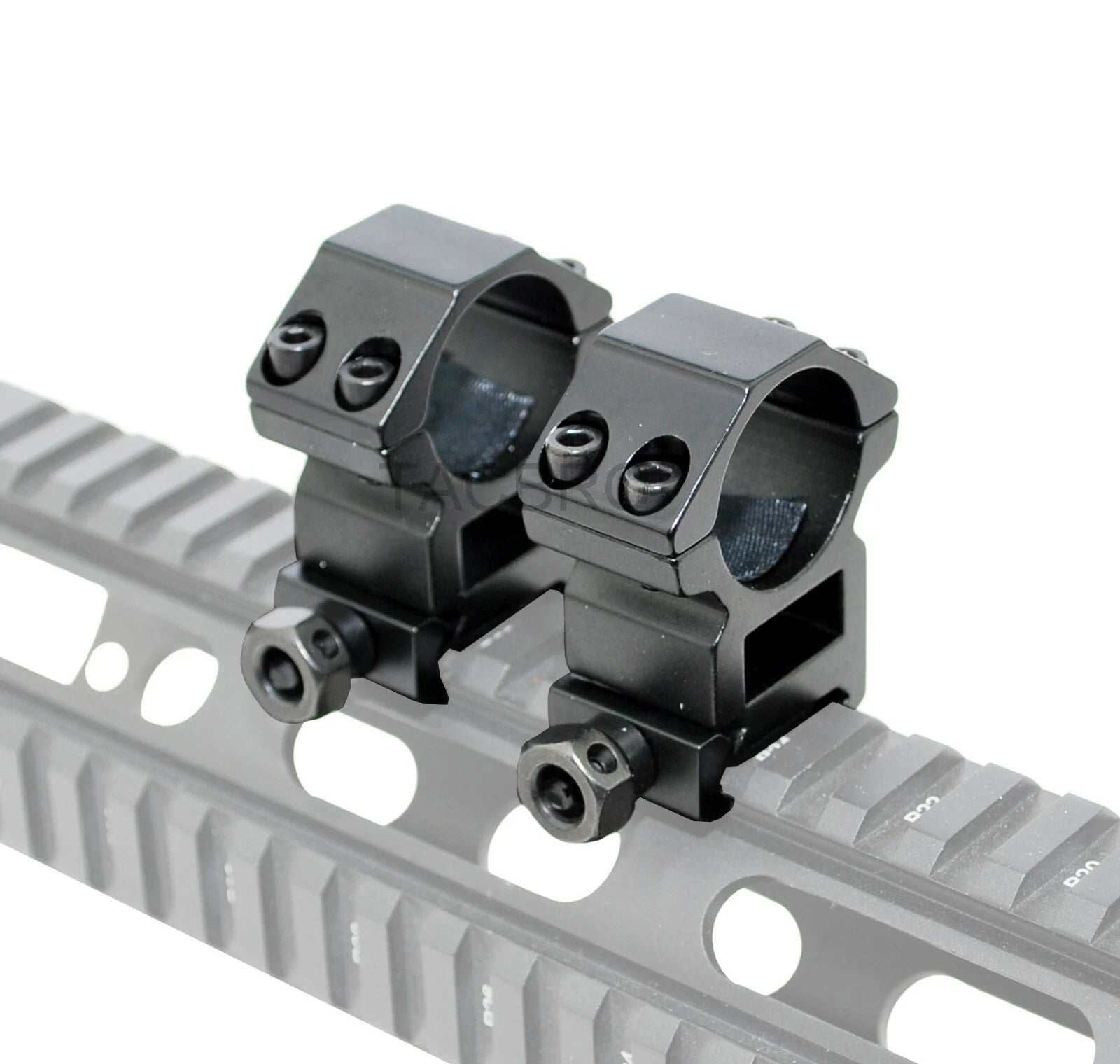 High Profile Scope Rings 1" for Picatinny/Weaver Mount
